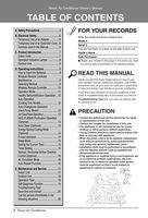 LG 6711A20039N Air Conditioner Unit Operating Manual